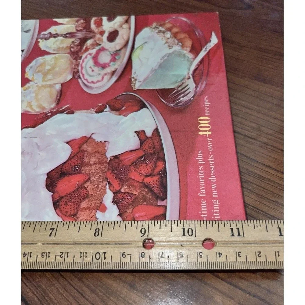 Vtg Better Homes Gardens Dessert‎ Cookbook 1960 Retro Cooking!!